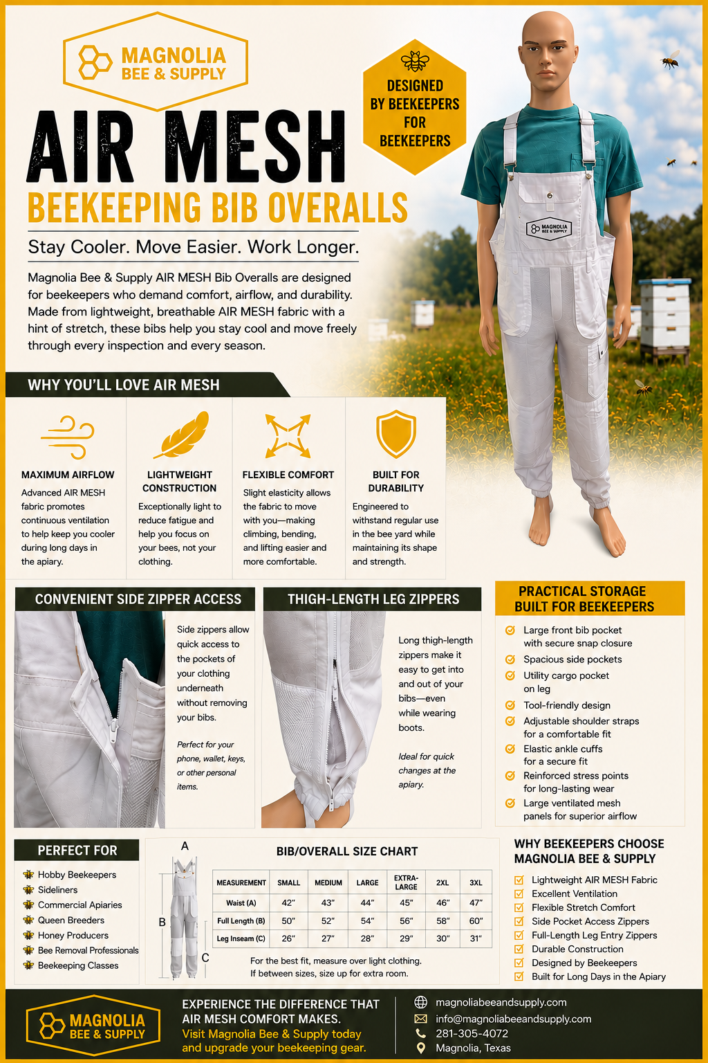 Beekeeper Bib Overalls